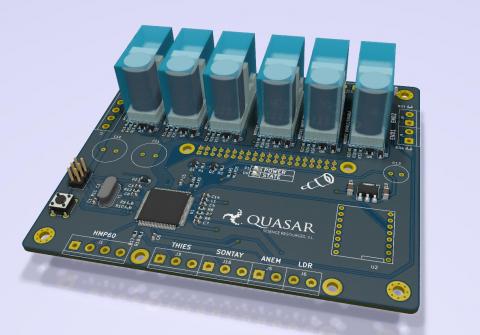 Autonomous Emergency System (AES) designed by Quasar for the Robotic Test Bed Telescope (TBT) ESA project