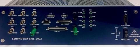 Detail of rack unit for testing charge Coupled Devices for ultraviolet cameras