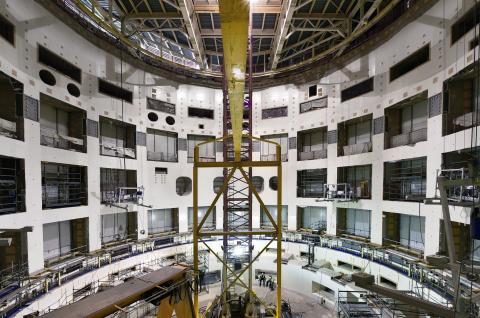 Tokamak Assembly pit_March 19_© ITER Organization EJF Riche