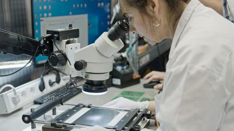 Boards checking at Lab