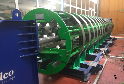 Facility for testing linear generators for wave energy conversion