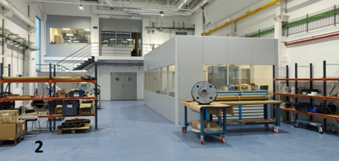 Main hall of the SMART-LAB for prototype magnet development
