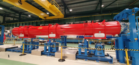 The MCBXF at the SM-18 inside one cryomodule for the HL-LHC (CERN)